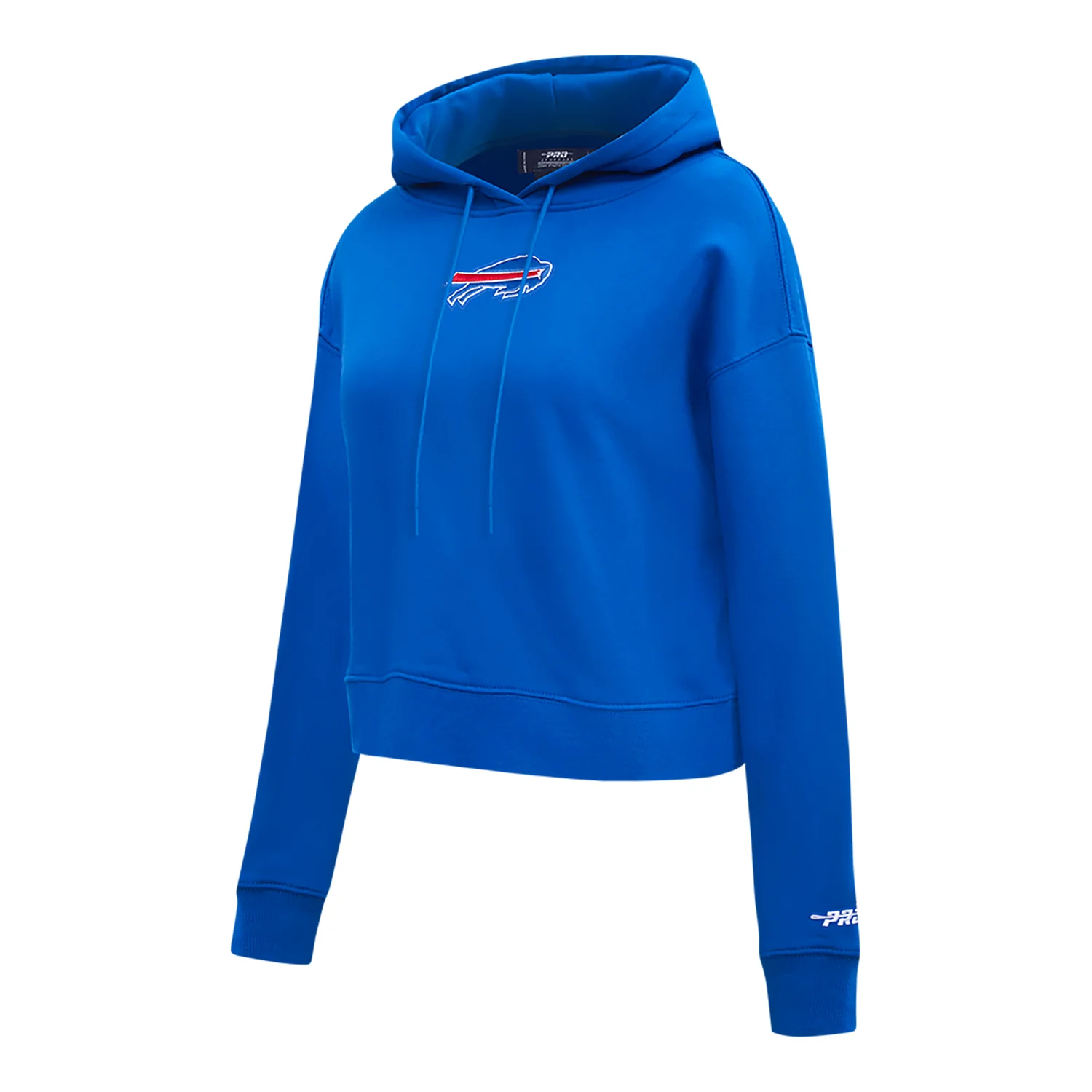 Ladies Buffalo Bills Pro Standard Wingspan Cropped Pullover Hoodie