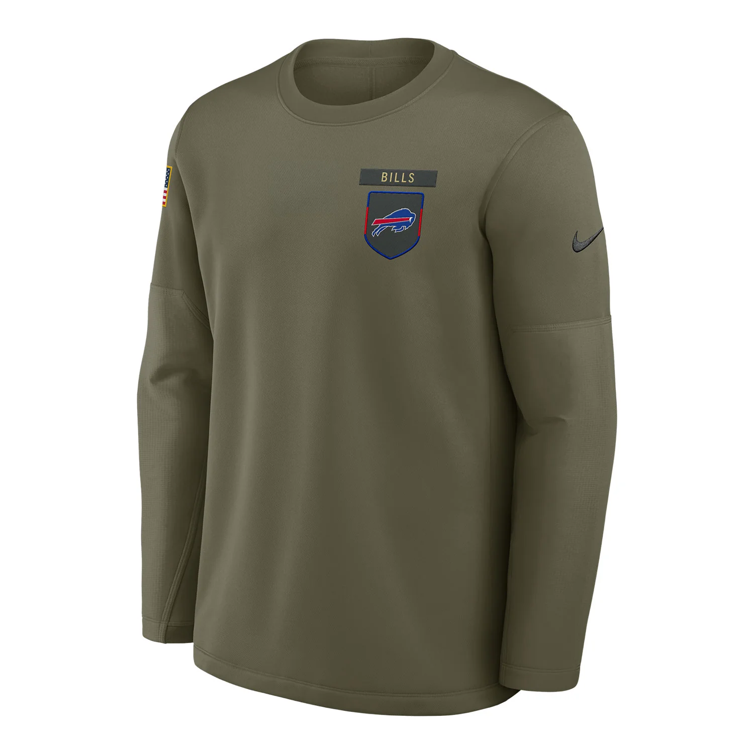 Buffalo Bills Nike 2025 Salute to Service Midweight Crewneck Sweatshirt