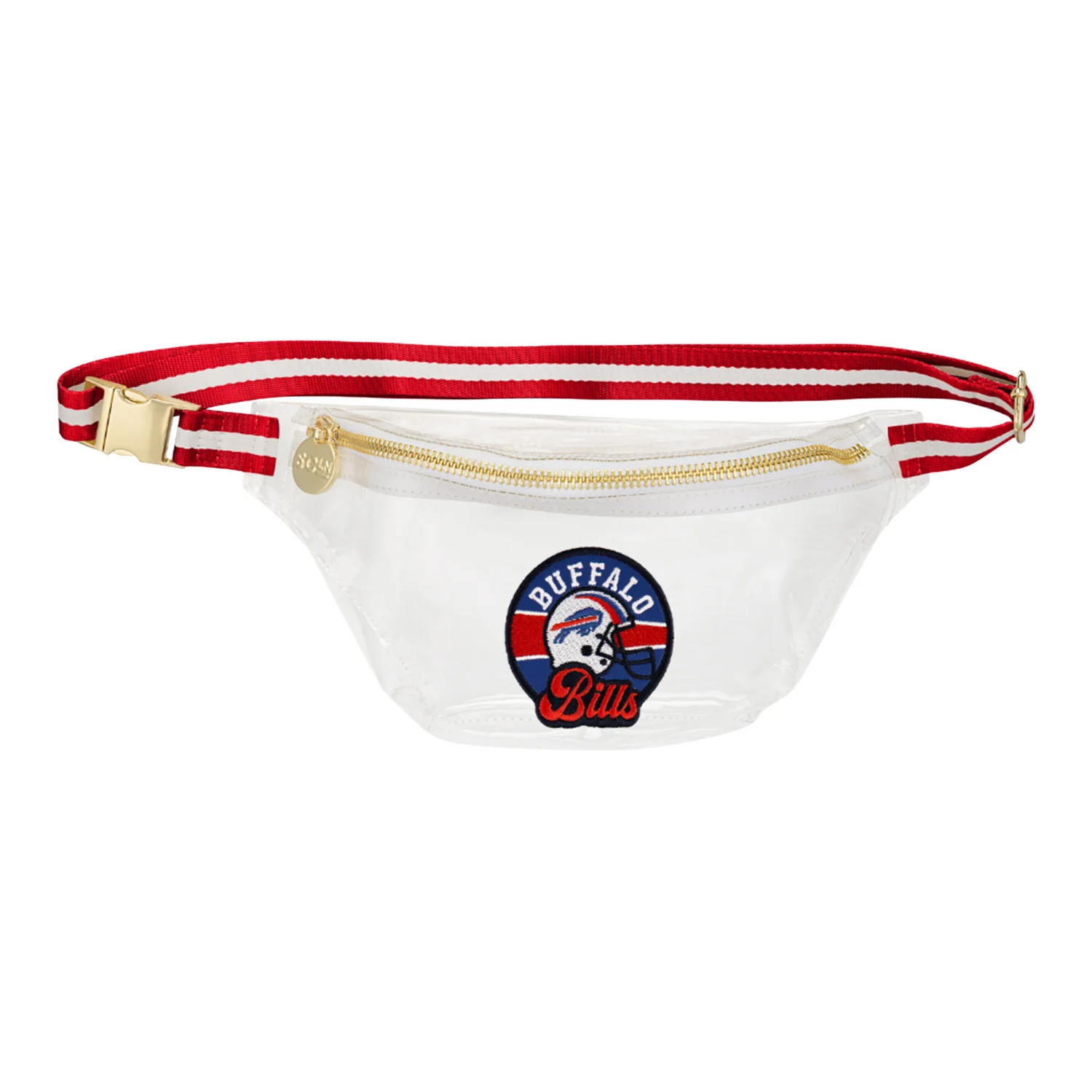 Buffalo Bills Stoney Clover Lane Clear Fanny Pack with Patch