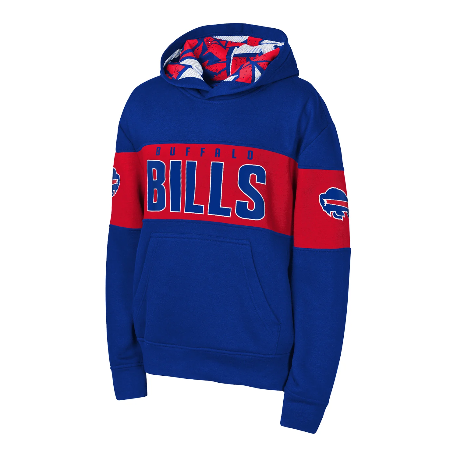 Youth Outerstuff Buffalo Bills Red Zone Pullover Sweatshirt