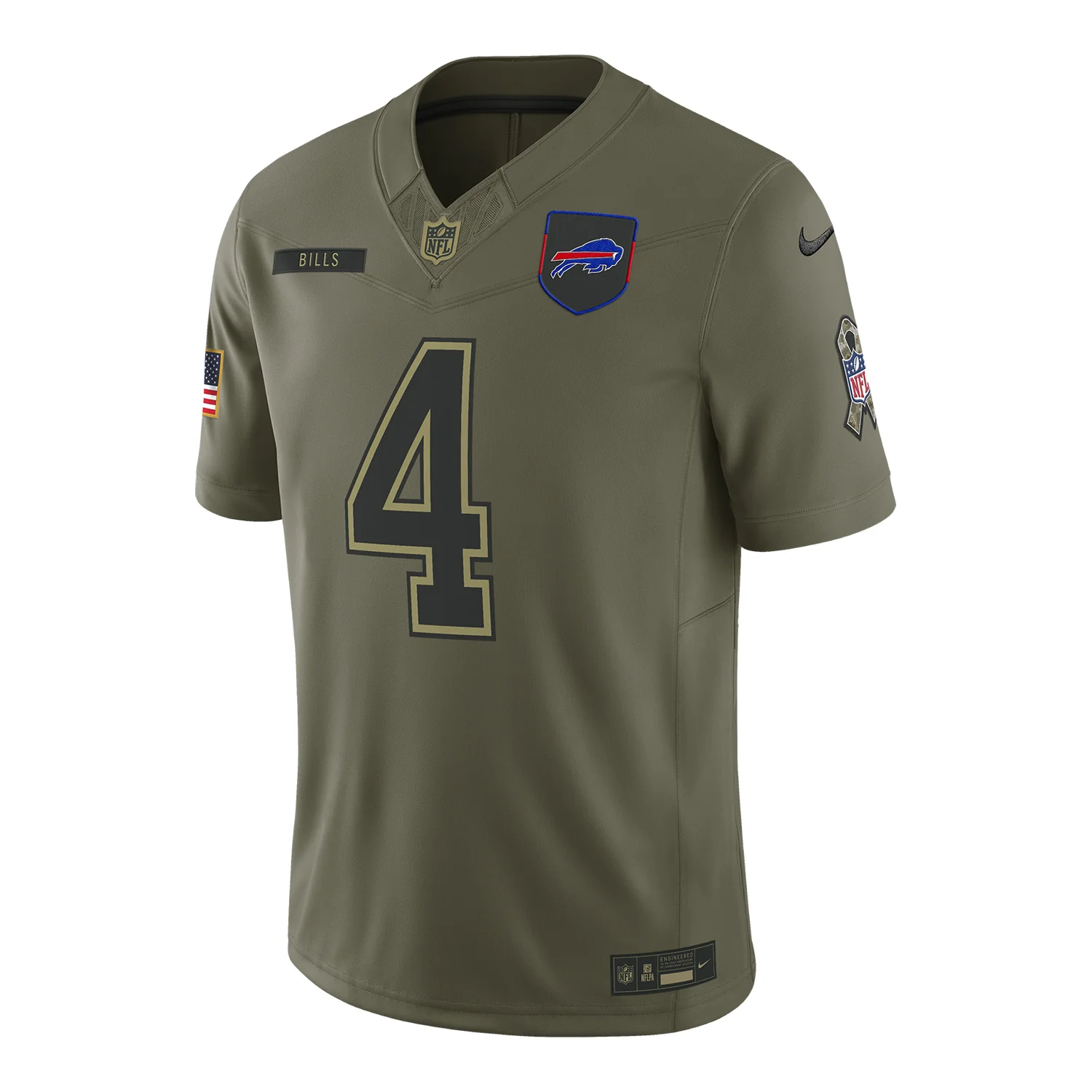 Buffalo Bills Nike 2025 Salute to Service James Cook Vapor F.U.S.E. Limited Jersey