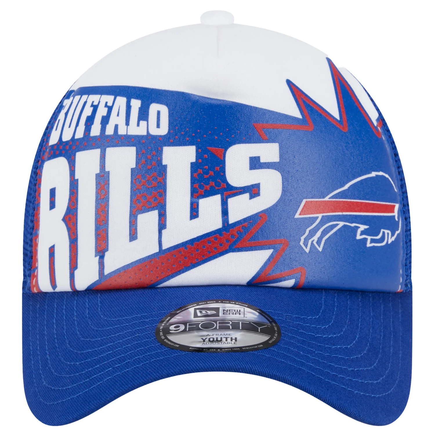 Bills New Era Youth 9FORTY A-Frame Comic Book Hat
