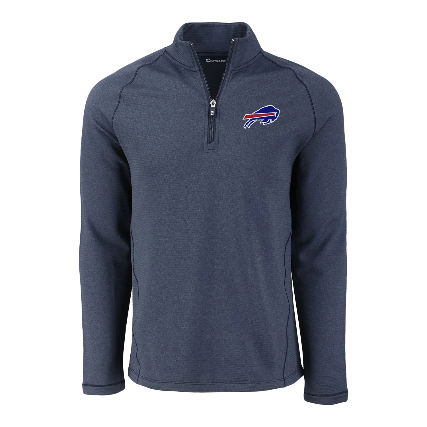 Buffalo Bills Cutter & Buck Peshastin Eco Fleece Recycled Mens Half Zip Pullover