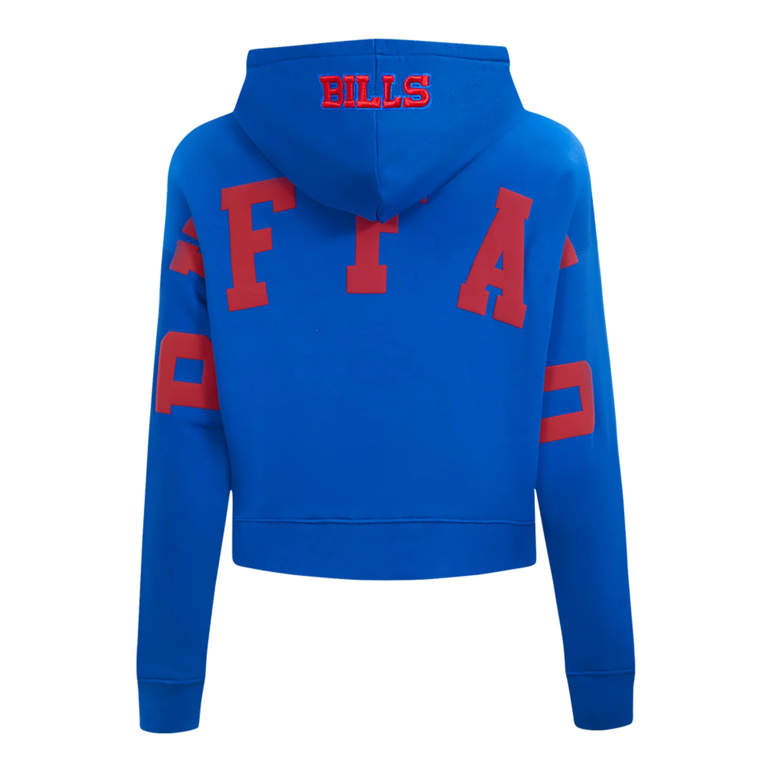 Ladies Buffalo Bills Pro Standard Wingspan Cropped Pullover Hoodie