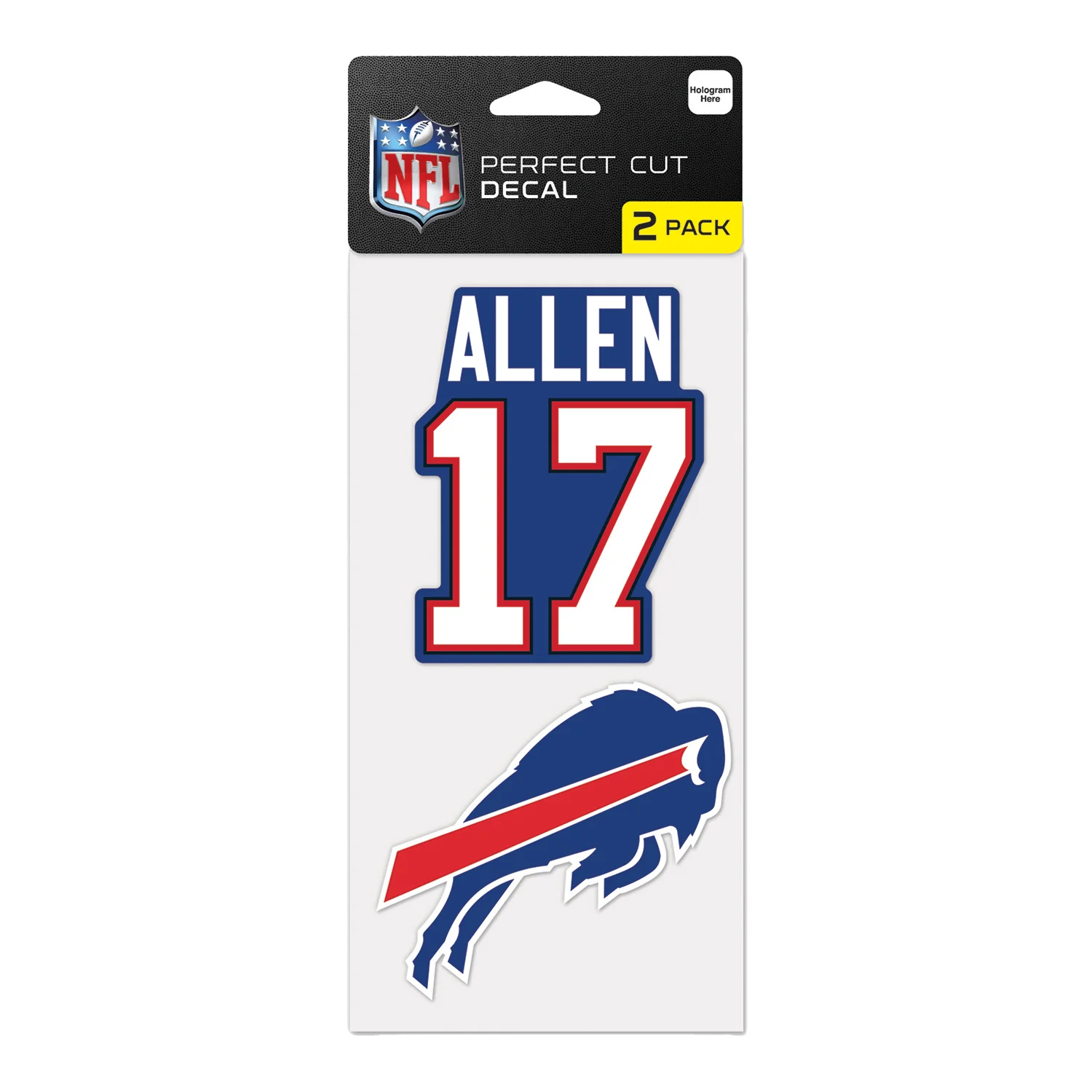 Bills Josh Allen 2-Pack Die Cut Decal