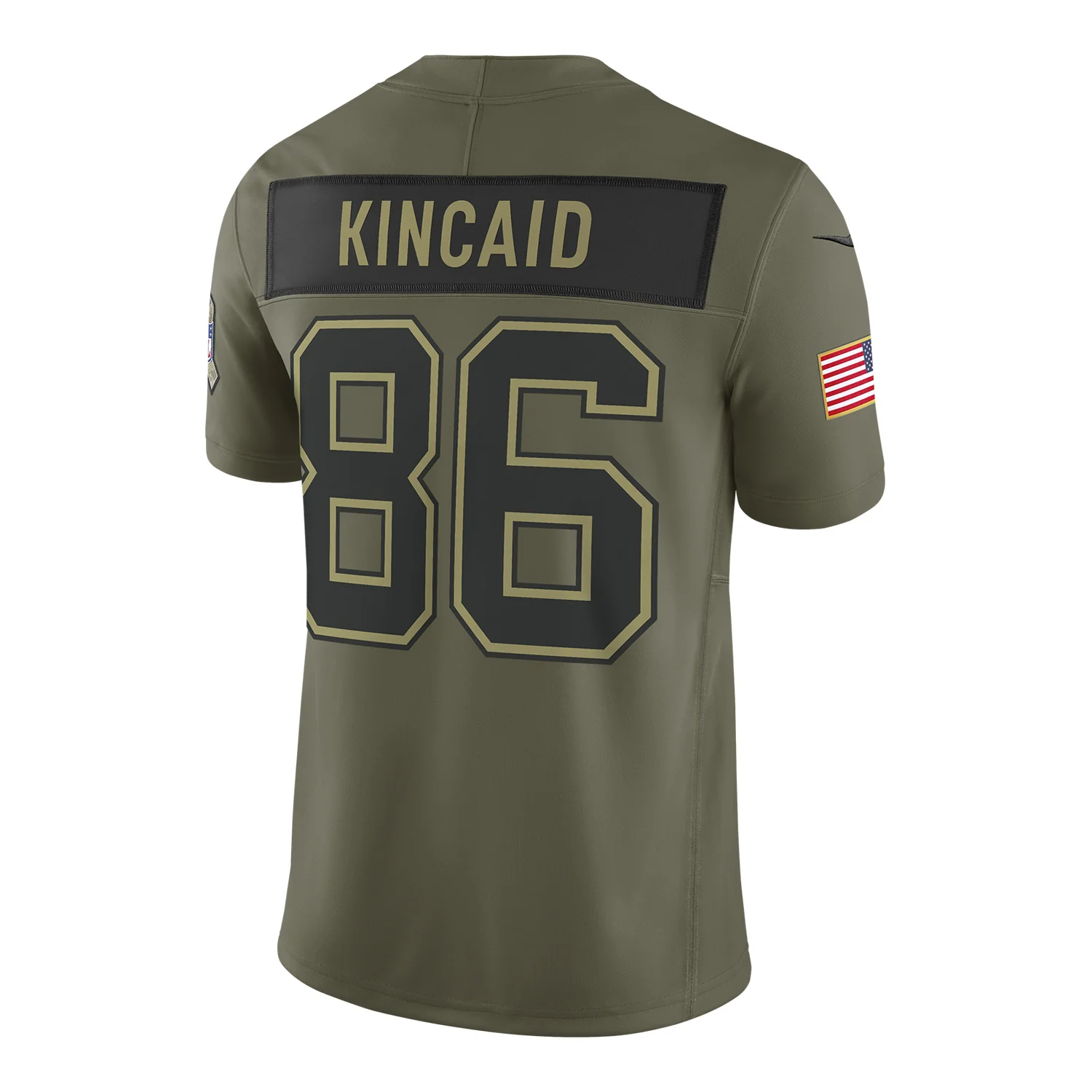 Buffalo Bills Nike 2025 Salute to Service Dalton Kincaid Vapor F.U.S.E. Limited Jersey