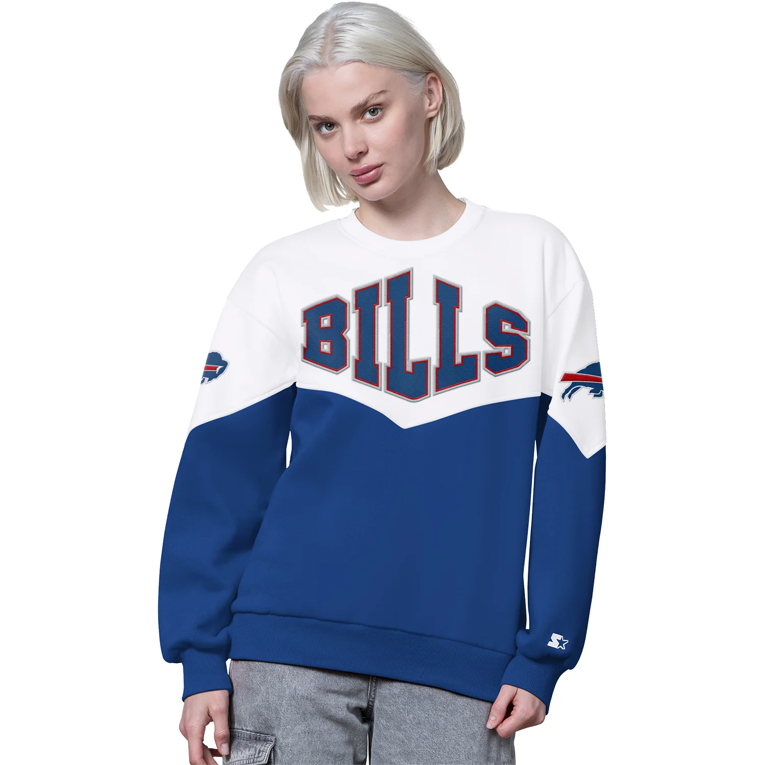 Ladies Buffalo Bills Starter Clutch Hit ZigZag Fleece