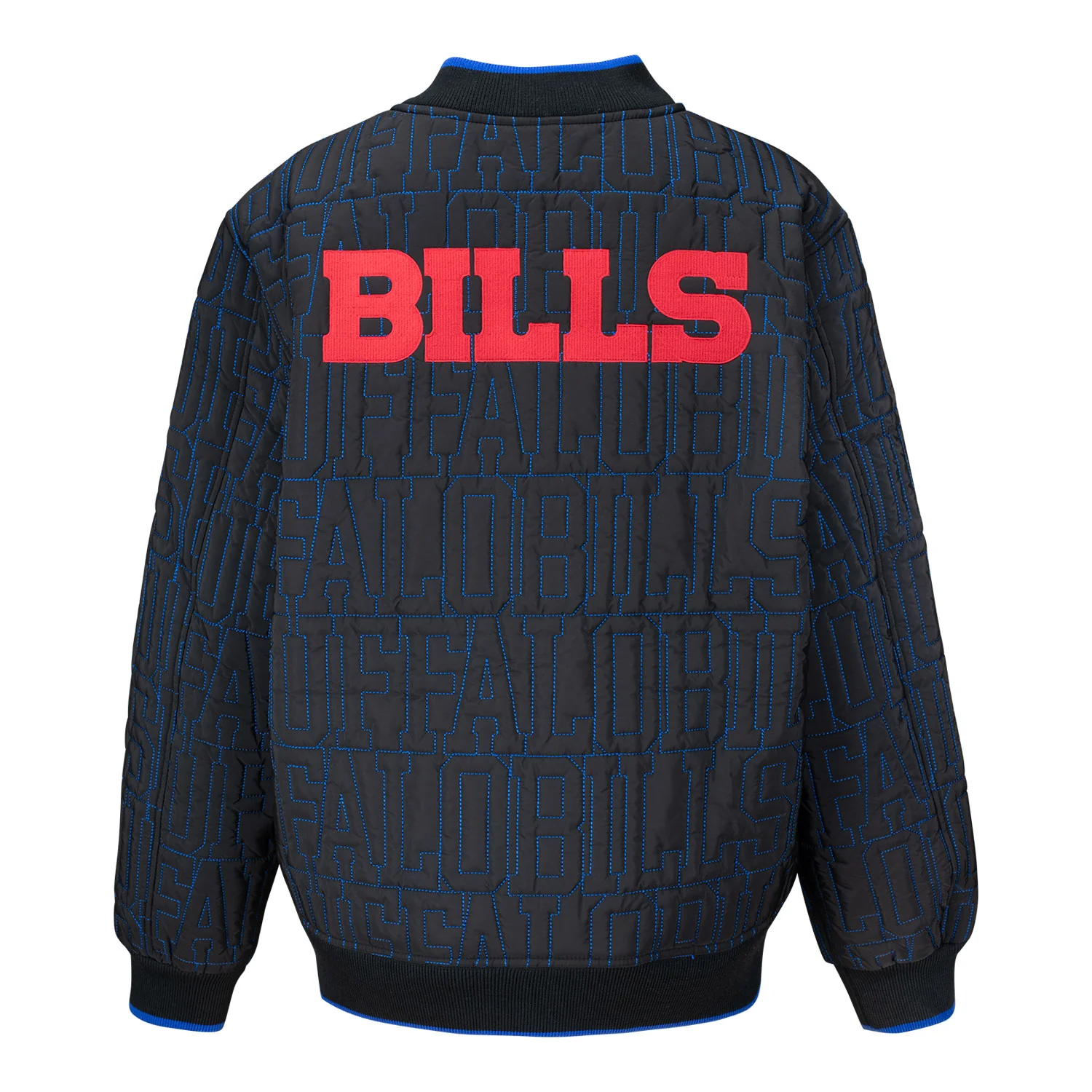 Wild Collective Unisex Bills Quilted Bomber Jacket