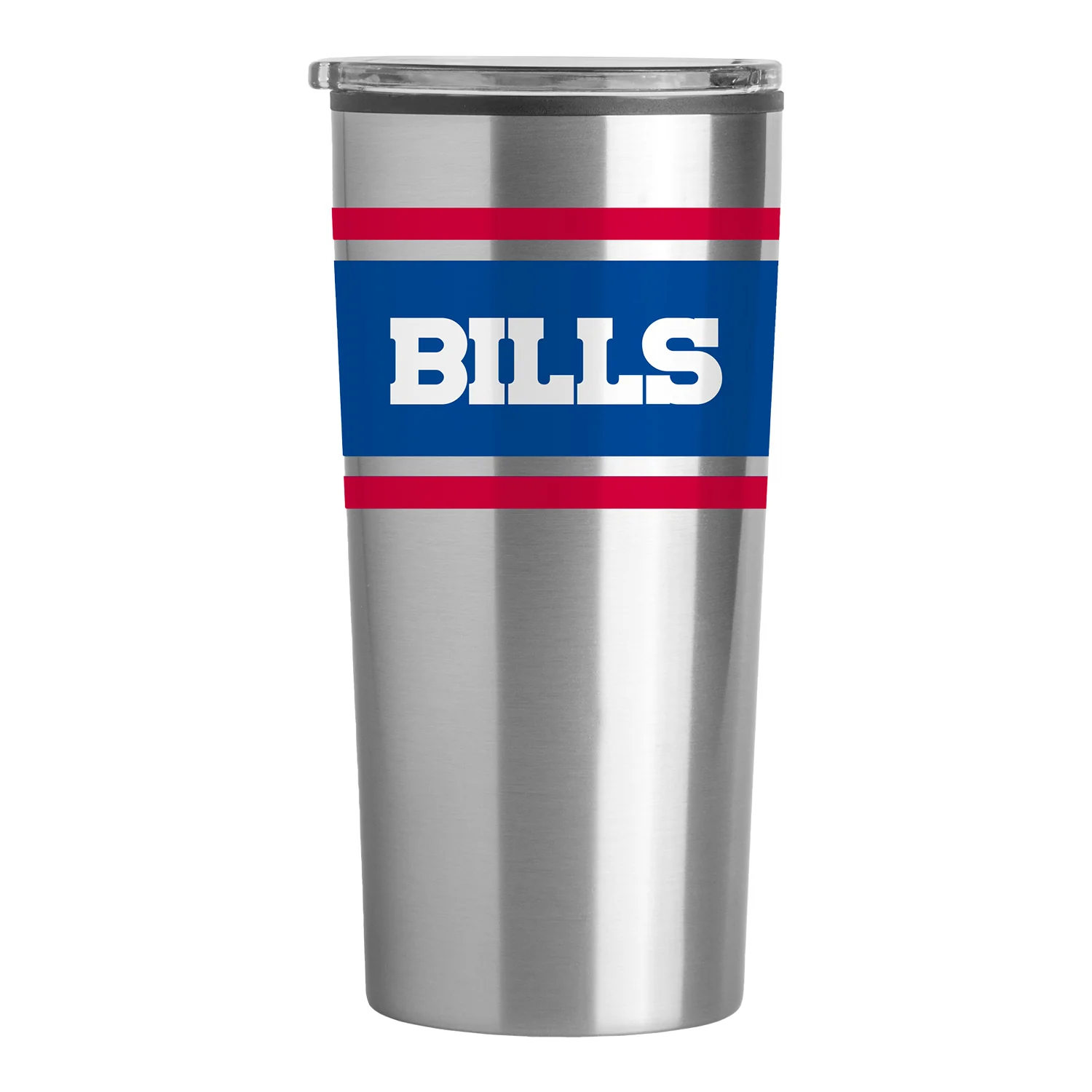 Buffalo Bills Logo Brands 20 Oz. Stripe Steel Tumbler
